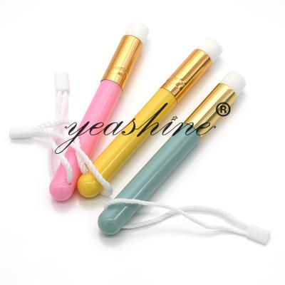 China For commercial & Home Use Coloring Eyelash Cleansing New Handle Pink Facial Massager Nose Pore Cleansing Brush for sale