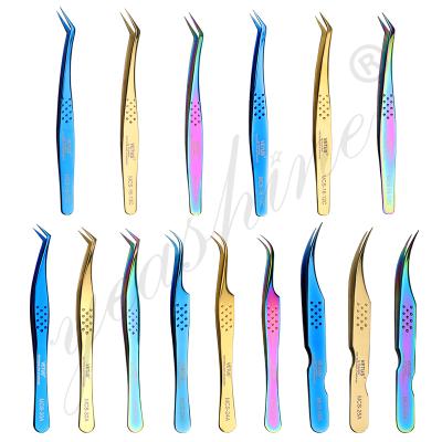 China Cheap Grafting Volume Wholesale Lash Tool Makeup Eyelash Extension Tweezers Stainless Steel Fake Eye Beauty Care Makeup Tools for sale