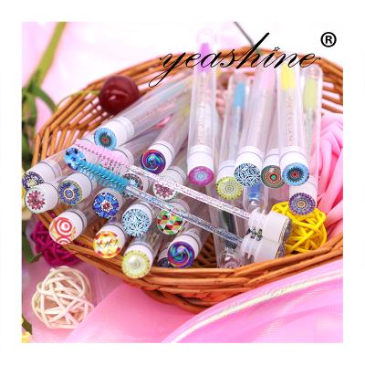 China Mascara Wands Machine Lash Mini Pink Eye Disposable Free Makeup Sampl Spoolie Holder Eyelash Brush Mascara Wand Tubes for sale