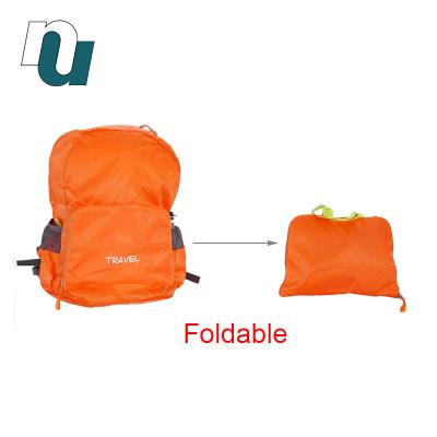 China 2019 Lightweight Casual Unisex Accessory Stylish Daily Foldable Backpack Portable Bag for sale