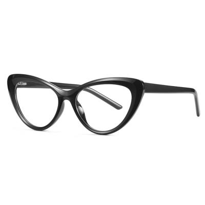 China 10 Years Experience Fashion Cateyes Women Glasses Vintage Computer Glasses Anti Blue Light High Quality for sale