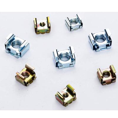 China 303/304/316 stainless steel cage nut supplier high quality carbon steel/brass/bronze/aluminum iron cage nuts. for sale