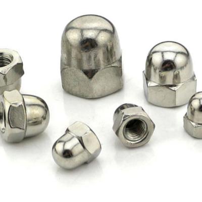 China 303/304/316 4.8/8.8/10.9/12.9 High Quality Carbon Steel Cap Flange Nut M8 Stainless Steel Grade OEM Bolt Nut Cap Manufacturer stainless steel for sale