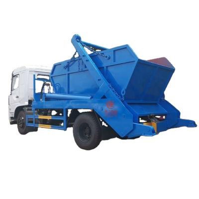 China Advertising company factory hot sale garbage truck in Europe howo swing arm garbage truck 9cbm 9000liters garbage truck for sale