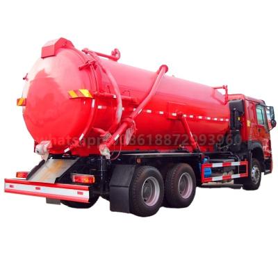 China Vacuum Sewage Suction Tanker Truck 18000 Liters for sale