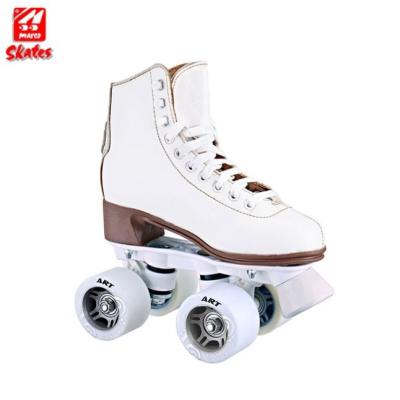 China Fiber China OEM Cold Resistant PVC Knife Figure Skate Top Steel Ice Skating Shoes For Girl for sale