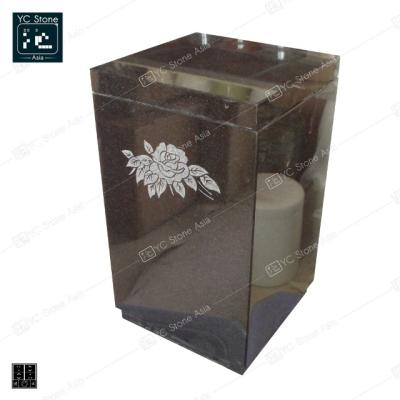 China European Style YC STONE ASIA: Marble / Granite / Onyx Urns, Flower Pattern, Cheap Premium Quality, Soft Colombarium Storage Bulk for sale