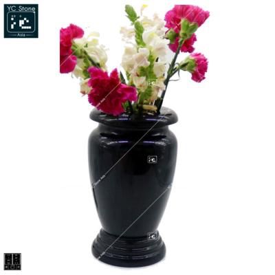 China EUROPEAN Manufacture Headstone Vases Granite Cemetery, Flower Granite Memorial Vase For Cemetery Granite Grave Vase for sale