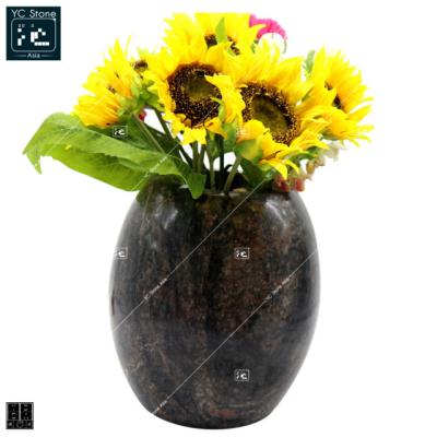 China Modern Granite Flower Vases For Tombstones Granite Cemetery Vases for sale