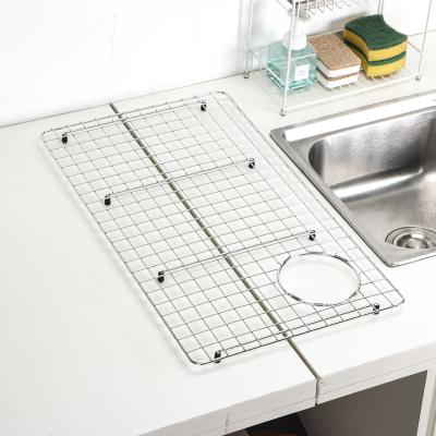 China OEM Factory China Kitchen Sink Accessories Stainless Steel Sustainable Bottom Grid for sale