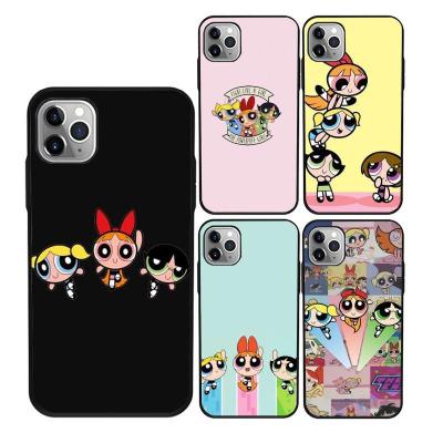 China Comfortable Cute Powerpuff Girls tpu custom phone case for iPhone 12 11Pro Max 11 X XS XR XS MAX 8plus 8 7plus 7 6plus 6 5 5E case for sale