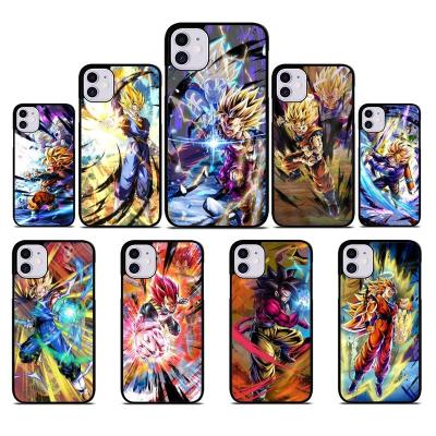 China Dragon Ball Z Comfortable Luxury Classic Black Anime Rubber Phone Case For iPhone 11 11ProMax 12 12Pro 12ProMax Case for sale