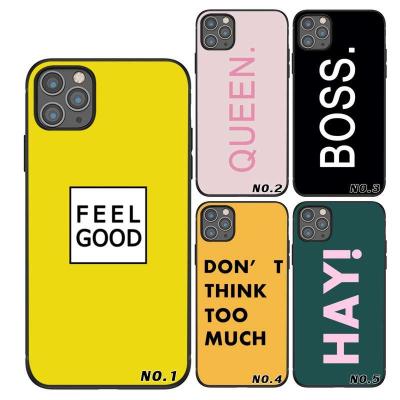 China 100% Eco-friendly Phone Cases Ins Fashion Trend Expression TPU Colors Printed Phone Case For iPhone 12 11 11Pro 11Pro Max Case for sale