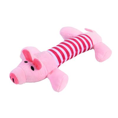 China Wholesale Viable Long Four Legged Plush Animal Toys Cat Bruxism Toy Customize Squeak Pet Interaction Dog for sale