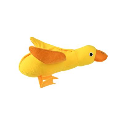 China Viable Smell Plush Toy Duck Doll Dog Training Play Toy Duck Doll Dog Training Play Squeaking Dog Tooth Pet Food Leakage Grinding Toys for sale