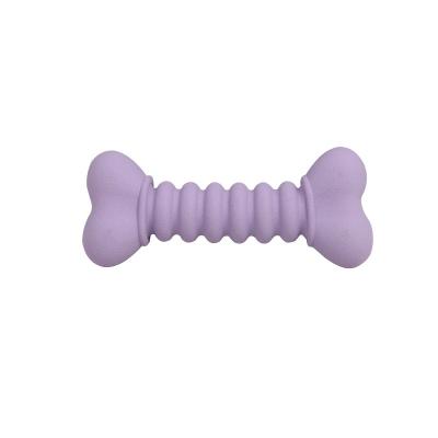 China Viable Hot Sales Rubber Dog Forming Bruxism Bone Toy Degradable Dog Chew Toys for sale