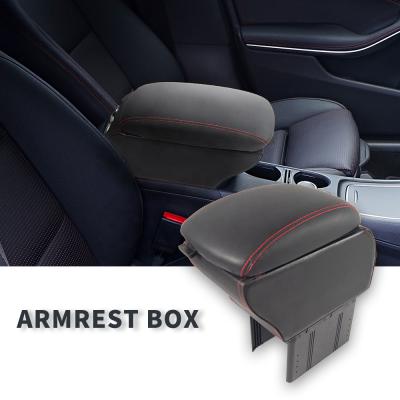 China Fancy China Car Auto Accessories Multi Colors Leather Car Armrest For Car Console Box for sale