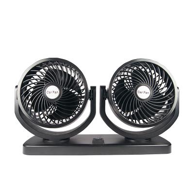 China Carfu Luxury Accessories 6 Inch Double Car Fan Universal Car Fan Cooler Fan for sale