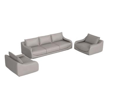 China Modern Luxury Office Sofa Set Removable Cover Minimalism Office Furniture Living Room Surface With Cotton-ramee for sale