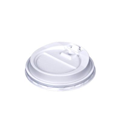 China Non Spill Diameter 75mm 80mm Leak Proof Material Disposable Plastic Coffee PS Lid Cap 90mm Paper Use Cup for sale