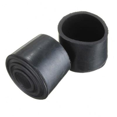 China EPDM silicone etc. NBR FKM Customize Any Size Shape Blanking Epdm Straight Soft Rubber Round Tubing Hose End Cap Rubber Cover Cap for sale