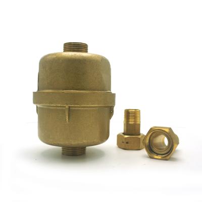 China High Accuracy Liquid Sealed Volumetric Piston Water Meter Brass Material For Cold Or Hot Water 0-50 Degree Dn15~dn20mm ISO 4064 Class C for sale