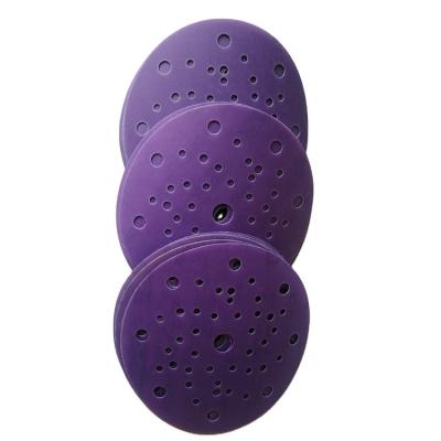 China For Auto Film High Quality Purple Abrasives Ceramic Sanding Disc For Car And Automotive for sale