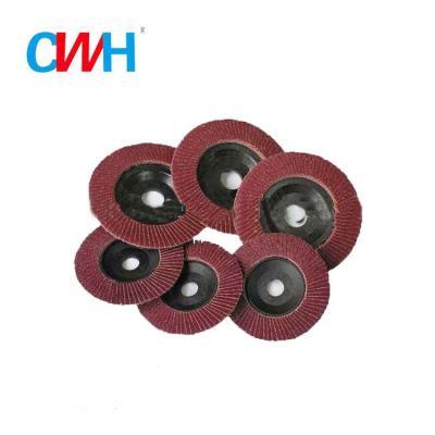 China Putty Silicon Carbide Abrasive Tools Cover Flexible Flap Disc Grinding Wheel for sale