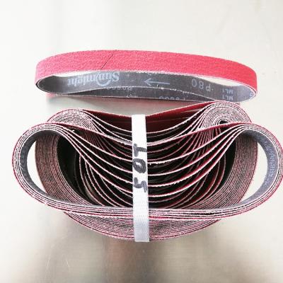 China Ceramic Abrasive Belt Emery Belt For Glass, Metal, Aluminum Oxide Ceramic Belt Sand Polish for sale