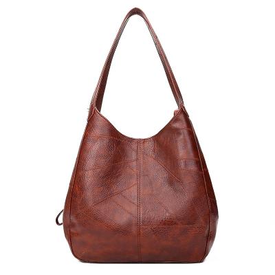 China Fashion Office Lady Leather Trim Luxury Vintage Ladies Handbag Designers Handbags Women Shoulder Bags Tote Handbags Women Shoulder Bags for sale