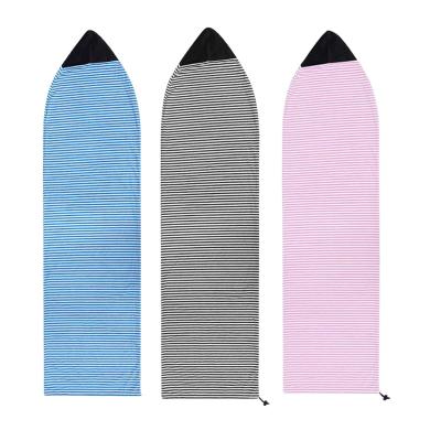 China Unisex Surfboard Elastic Cover Protective Surf Board Cove Bangs Mount Quick Dry Snowboard Storage Filter For Surfing Sports Accessories for sale