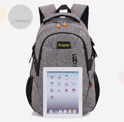 China New fashion anti-theft men's backpack bag polyester laptop backpack male computer bags high school student college students bag male for sale