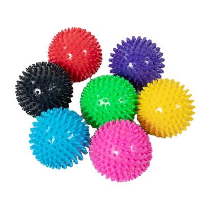 China Modern Home Exercise Supplies Yoga Equipment 9CM Massage Balls Hedgehog Ball Bubble Therapy Massage Balls for sale