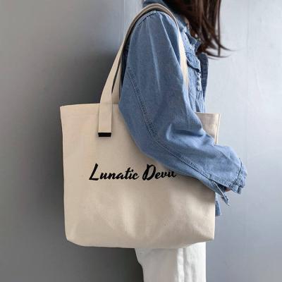 China 100% Low MOQ Wholesale Shopping Bags Eco-Friendly 100% Organic Cotton Bags With Printed Logo for sale