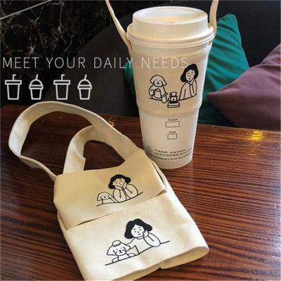 China Recycled materials cheap reusable korea custom kpop coffee cup sleeves with handle for sale