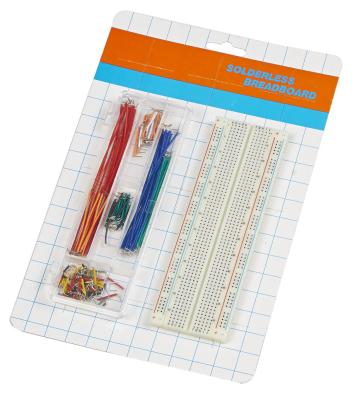 China Spring Clip 20 Awg 70pcs Jump Wire 830 Breadboard for sale