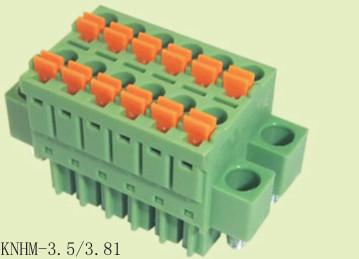 China Finger Proof High Temperature Terminal Block For Single Wire Inserted Directly for sale