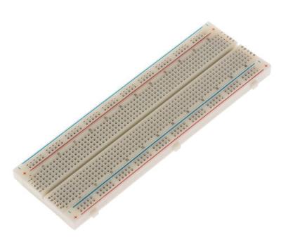 China 2.54mm 4 Power Rails Electronics 830 Breadboard for sale