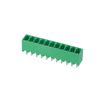 China HQ15EDGVC-3.5/3.81 Green PCB Terminal Block 2 - 24 Pin PCB Header Electric Terminal Block Board for sale