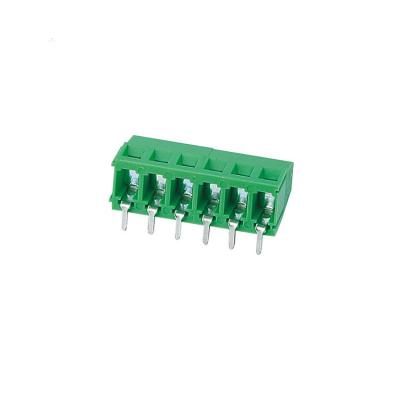 Китай клетка терминала винта прямоугольная HQ128R держателя Pcb 300V 5.0mm латунная продается