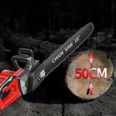 China Wholesale Anti-skid Rechargeable Electric Chainsaw Battery Lithium 1000W Cordless Electric Chain Hand Saw Wood Cutter for sale