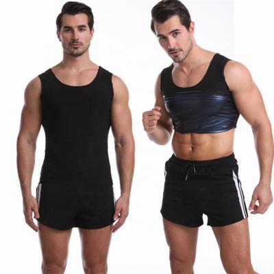 China QUICK DRY Custom Neoprene Workout Mens Compression Fitness Body Waist Sauna Vest Top Trainer for sale