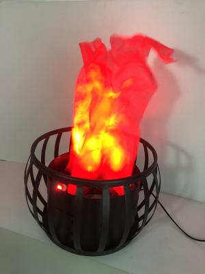 China red led silk flame light with iron shell round for sale