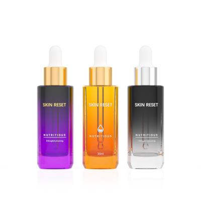 China Serum Bottle 30ml Essential Oil Dropper Bottle Cosmetic Glass Face Skin Care Packaging for sale