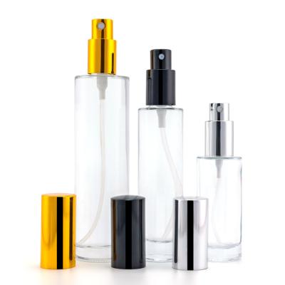 China Personal Care Spray Custom Pump Glass Perfume Bottles 30ml 50ml 100ml With Pump Sprayer Perfume Bottles for sale