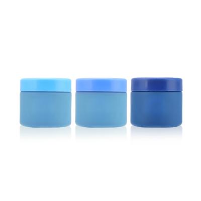 China American popular cosmetic round cbd container concentrate cbd container cbd styles 1oz 2oz 3oz 4oz styles 1oz 2oz 3oz 4oz glass safe jar with child smell cap for sale