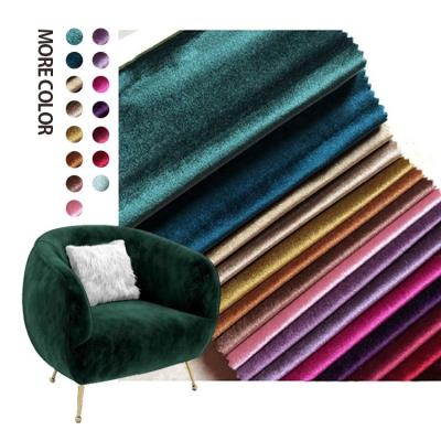 China New design italy polyester textile italy velor fabric fireproof home sofa roll waterproof 100% italian velvet fabric for sale