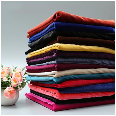 China Hot Selling Memory Super Soft Outdoor Spandex Popular Velvet Fabric For Sofa Cover For Garment for sale