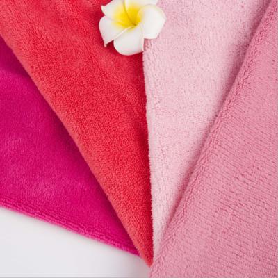 China Good Quality Shrink-Resistant Cheap Polyester Fabric Rolls Coral Fleece Fabric In Roll for sale