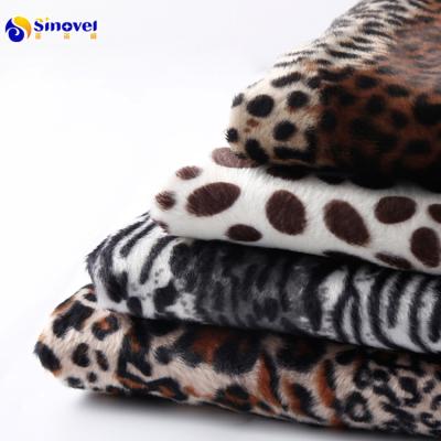 China Good quality waterproof 100% polyester toys printed animal velor velor fabric for toys for sale